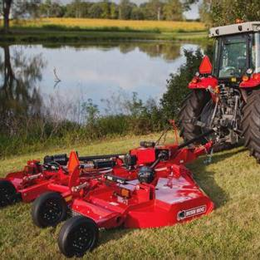 Rotary cutter bush hog equipment for property and overgrowth cutting